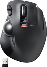 ELECOM M-XT3DRBK Wireless Ergonomic Trackball Mouse 34mm Ball 2.4GHz Japan picture