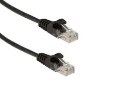 JDI Technologies (PC5-BK-01) 1ft Black CAT5E Snagless Patch Cable - 10 Pack picture