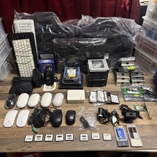 Bulk Lot Of Computer Accessories - Apple, Dell, Logitech - Drives, Mice, Cameras picture