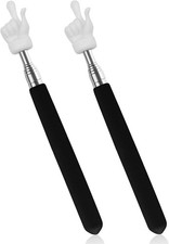 2Pcs Telescopic Teachers Pointer, Extendable Hand Pointer Finger Pointer...  picture