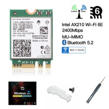 Intel AX210NGW WiFi 6E M.2 NGFF Card Dual Band BT 5.3 Network Card for Win 10/11 picture