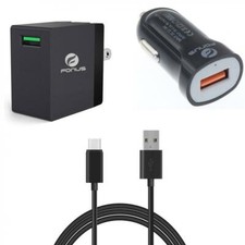 FAST HOME CAR CHARGER USB CABLE TYPE-C 6FT LONG TRAVEL CORD for PHONES & TABLETS picture