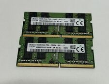 Lot of 2 SK Hynix 16GB PC4-2666v Laptop Memory RAM DDR4 21300 HMA82GS6DJR8N-VK picture