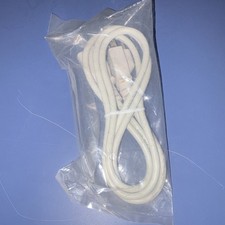 White 6 ft AC Power Cable Cord 3-Prong Plug to IEC/Kettle Female Connector picture