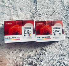 Ankink PG-245XL CL-246XL Compatible Ink Cartridges 2 Black + Tri-Color picture