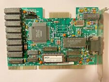 VINTAGE 1991 AHEAD SYSTEM V5000-50PC-B 1 MEG  ISA VGA CARD FCC FWJ4RNAVGA5 MXB11 picture