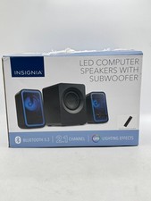 Insignia 2.1 Bluetooth Computer Speakers - RGB, Remote Control, NS-CSS2B6 picture