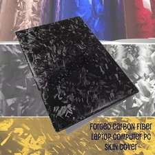 Forged Carbon Fiber Laptop Skin Notebook PC Tower Universal Vinyl Wrap Sticker picture