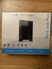 NETGEAR N300 Wireless Router 300 MBPS 4-Port 10/100 WNR2000 NEW SEALED picture