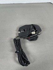 Cyborg R.A.T. 7 43708 Black Silver Wired Gaming Mouse Tested And Working picture