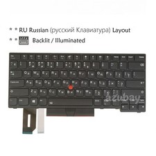 Russian RU Keyboard for Thinkpad E480 E485 E490 E495 L480 L490 T480s T490 T495 picture