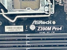 ASRock Z390M Pro4 LGA 1151 Intel Z390 Micro ATX DDR4 Motherboard Only Used picture