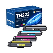 TN223 TN-223BK/C/M/Y Toner Cartridges 4 Pack Replacement for Brother TN-223 T... picture