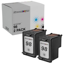 2PK #98 C9364WN Black Printer Inkjet Cartridge for HP 98 PhotoSmart C4100 c4110 picture