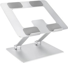 Amazon Basics Sturdy and Portable Ergonomic Laptop Stand for Desk, Height picture