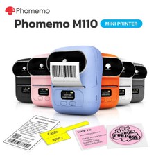 Phomemo M110 Bluetooth Label Maker Machine Wireless Thermal Barcode Printer LOT picture