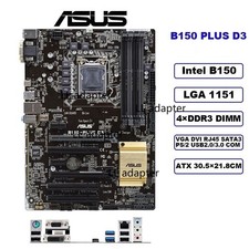 ASUS B150 PLUS D3 ATX Motherboard for Intel LGA1151 CPUs, DDR3 Memory Support picture