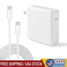 65W USB-C Power Adapter Laptop Charger Cord For Lenovo Yoga MacBook Air Pro picture