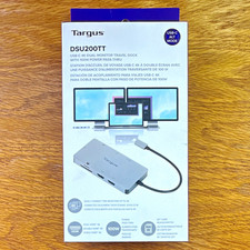 Targus DSU200TT USB-C Alt Mode 4K Dual Monitor Dock 100W Pass-Through picture