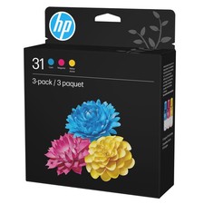 HP 31 Color Ink Bottles One 3-Pack for HP Smart Tank 5000 6000 7000 9C228AN picture