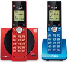Cordless Phone System 2 Handset Landline VTech CS6919-2R Phones picture