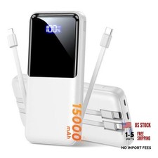 Portable Charger Power Bank, 50% Larger Capacity 15000mAh A: 15000mAh snowy picture