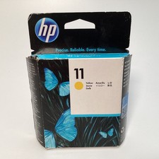 HP 11 C4813A Yellow Printhead Genuine OEM Sealed Exp 03/2023 Genuine HP OEM Part picture