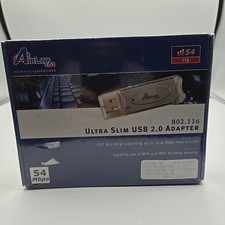 Ultra  Slim USB 2.0 Adapter. 54Mbps  300MHz Processor Or Better. New picture