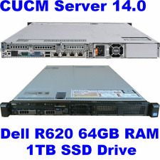 Cisco CCNA CCNP Voice Collaboration Lab CUCM 14 Dell R620 Server 64G RAM 1TB SSD picture