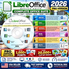 LibreOffice Pro 2026 Software Suite for Windows & Mac for  Home Student Business picture