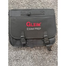 Gleim Exam Prep Messenger Bag Black Canvas Shoulder Laptop Satchel Case picture