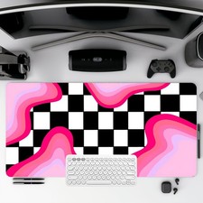 1pc Extra-Large Diatomite Modern Geometric Abstract Style Gaming Desk Mat and picture