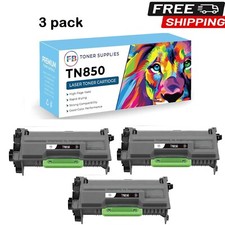3 PK TN850 TN-850 TN820 Toner Cartridge For Brother TN820 MFC-L5800DW MFC-L5850D picture