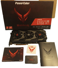 PowerColor Red Devil RX 5700 XT AMD Radeon Full RGB– Serviced, Tested, box picture