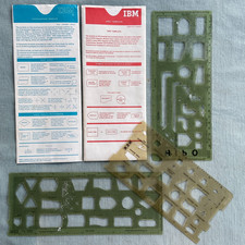 IBM Flowcharting HIPO Template NCR Sleeve SP-1733 GX20-1971-1 GX20-8020-1 USA picture