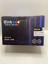EZ Ink DR730  Premium Drum Unit Black.  2 PCS picture