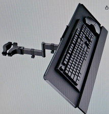 Steel Universal Full Motion Pole Mount, 26 Inch Keyboard and Mouse Tray picture