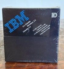Vintage sealed IBM brand 3.5 floppy diskettes (10) picture