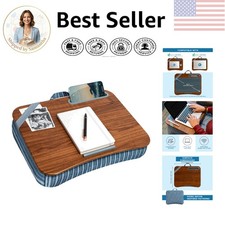 Designer Arrow Stripes Lap Desk for 15.6” Laptops - Portable & Comfortable picture