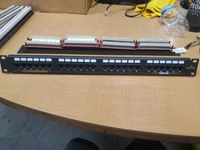 Leviton Cat# 59484-b24 CAT6 eXtreme 6+ Universal Patch Panel 24-Port READ DESCRI picture