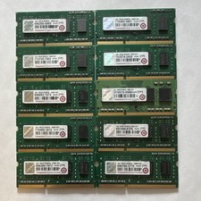 Lot of 10 Transcend 4GB DDR3L-1600 1Rx8 SODIMM Laptop RAM Tested Working  picture