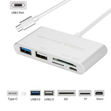 5 in 1 USB C Type C SD TF USB 3.0 Hub OTG Memory Card Reader picture