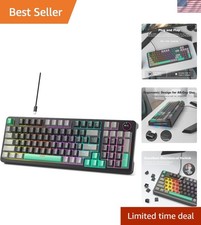 Professional AK96 Wired Mechanical Keyboard with Customizable Features - 96 Keys picture
