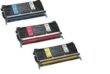 3x Compatible Lexmark Laser Toner Cartridges BCMY-C520 C522 C524 C530 C532C534 picture