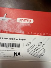 UNITEK USB-C to IDE SATA Hard Drive Adapter 2.5 3.5 HDD SSD Y-3322C picture