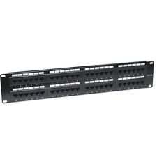 Cat6A 24-Port UTP Patch Panel with Loaded Modular Network Patch Panel picture