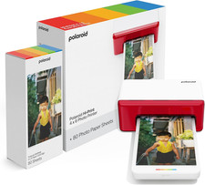 Hi-Print Bluetooth 4X6 Photo Printer + Photo Paper Bundle (80 Sheets Included) ( picture