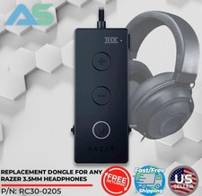 🐍 Genuine Razer RC30-0205 THX USB Audio Volume Controller 3.5mm Port (Black) 🐍 picture