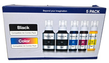 CEEBOO 5 Pack Refill Ink Bottles, Compatible With Epson picture