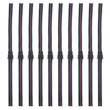10 Pairs 5pin JST SM Female/Male Connectors 15cm 22AWG Wire for 5050 RGBW RGB... picture